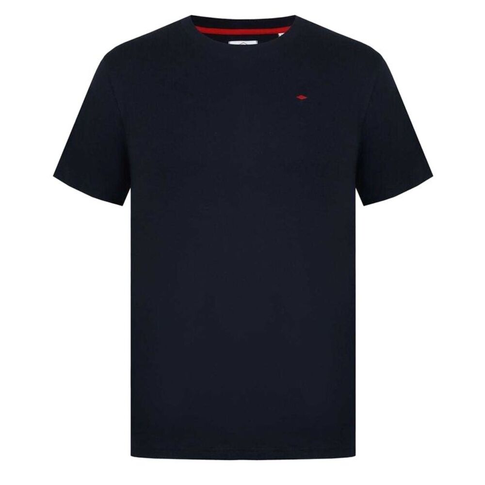 Lee Cooper Mens Essentials Small Logo Crew Neck / Black